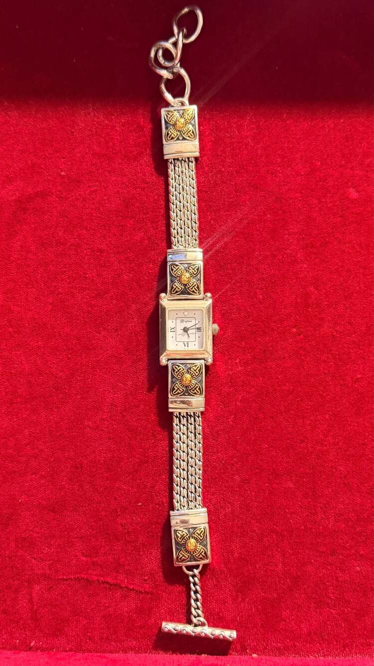 Vintage Brighton Monroe Two-Tone Quartz Analog Women's Watch